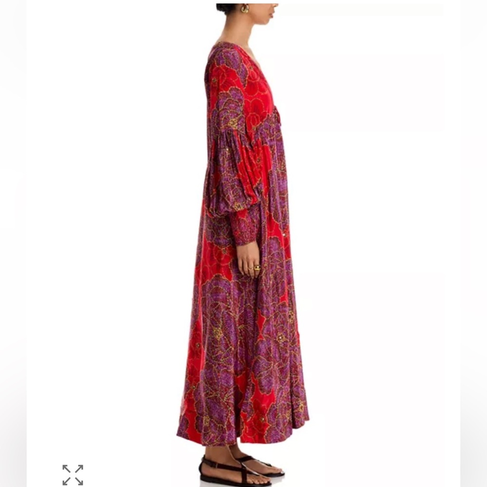 Anthropologie Farm Rio sequin flower maxi dress - Picture 2 of 10